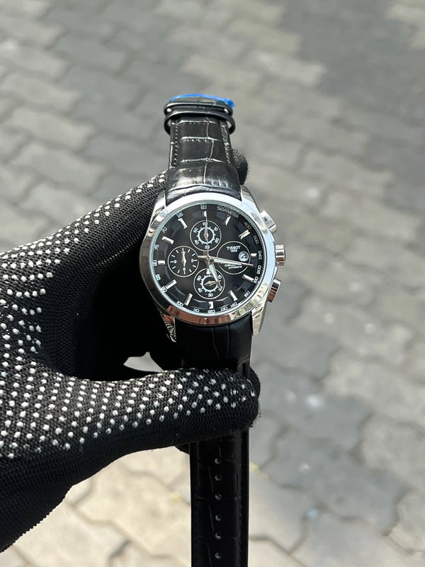Tissot 1853 Leather Belt Tripple Black