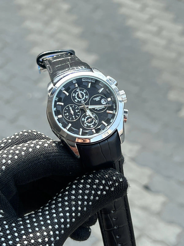 Tissot 1853 Leather Belt Tripple Black