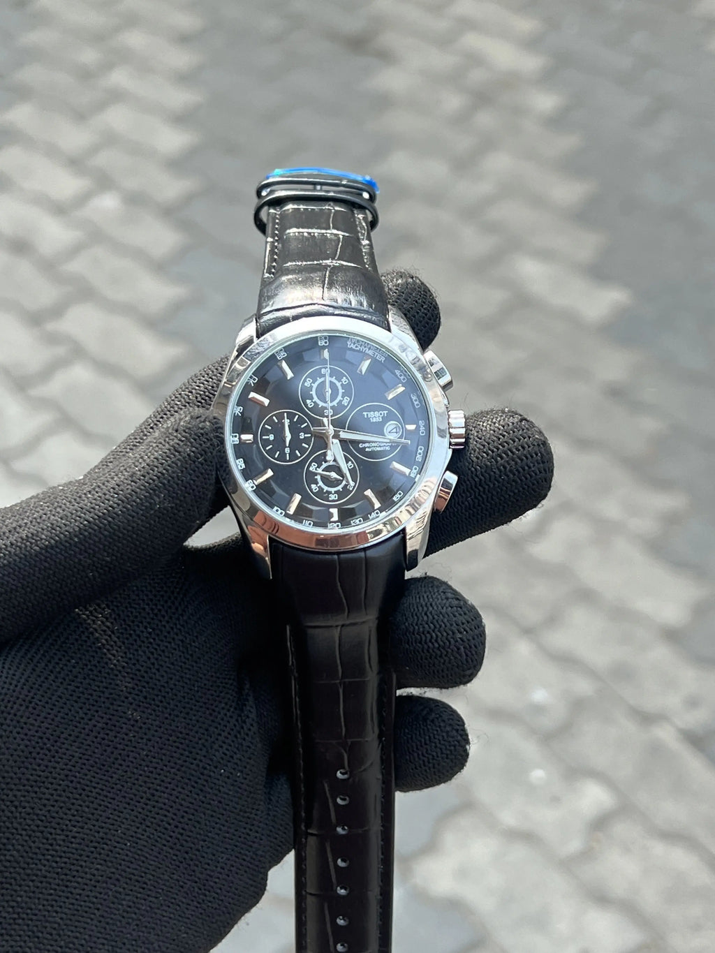 Tissot 1853 Leather Belt Tripple Black