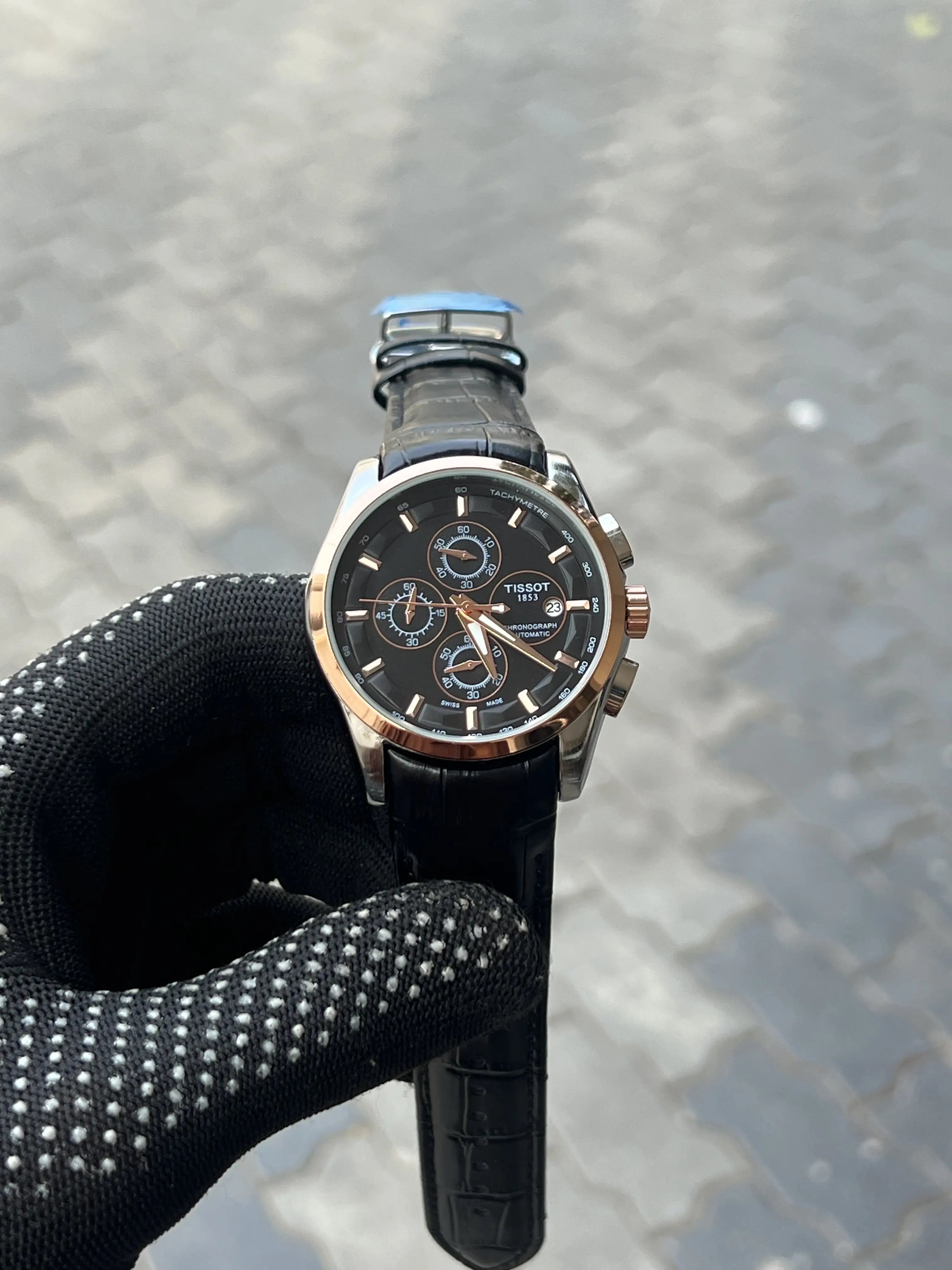Tissot 1853 Belt Courtier Black Rose Gold Main image