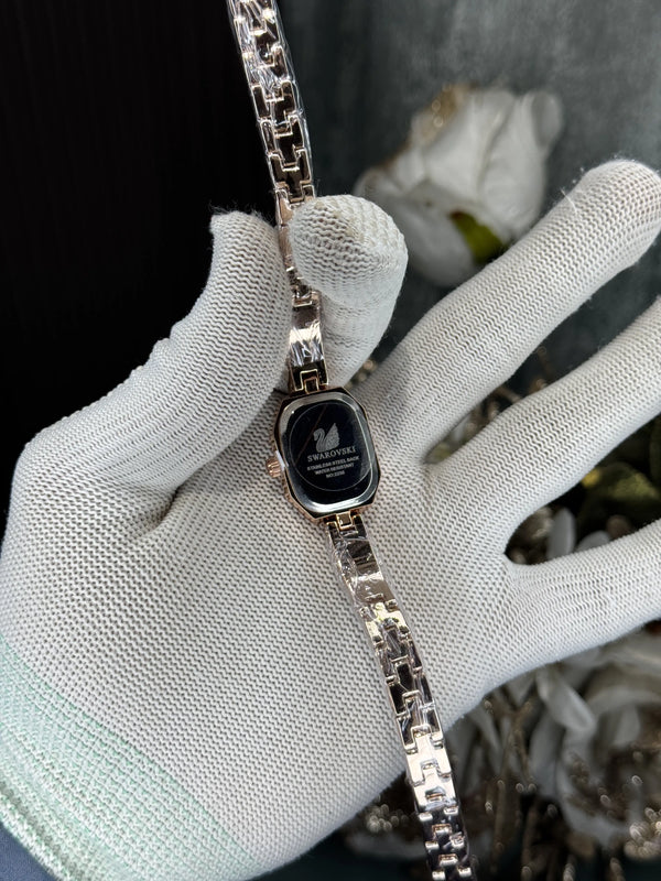 Swarovsk i Dextera Rose Gold Black Premium Watch