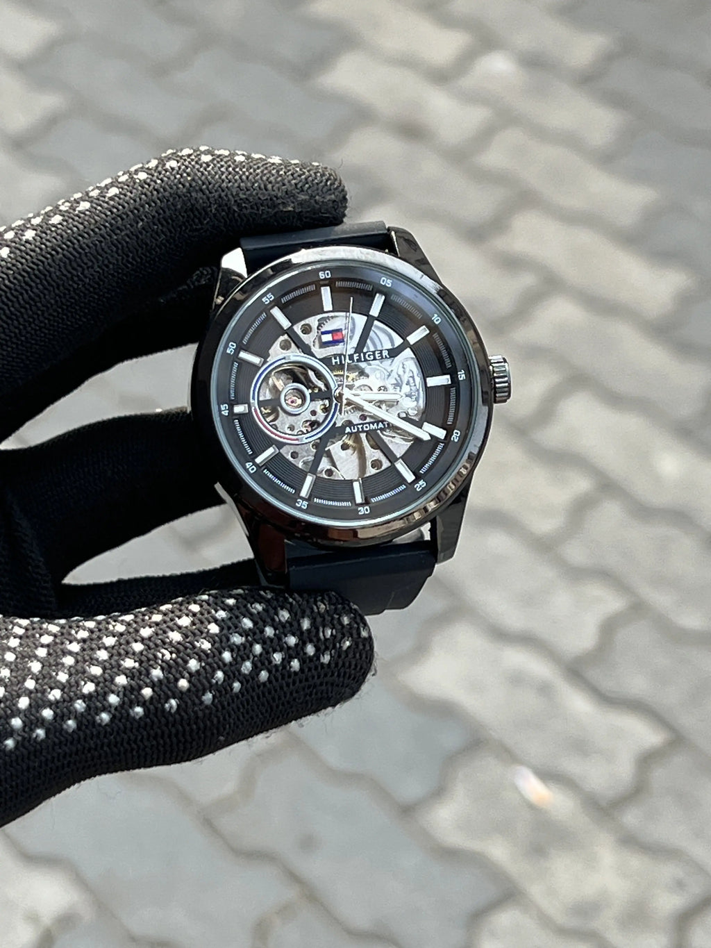 Tommy Hilfiger Silicon Belt Automatic