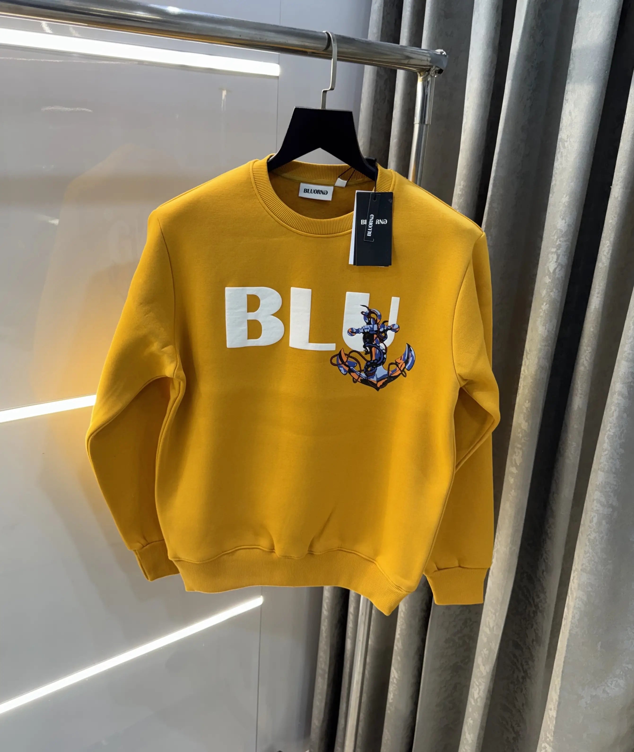 Bluorang Mango Logo Back Print Premium Sweatshirt Secondary image