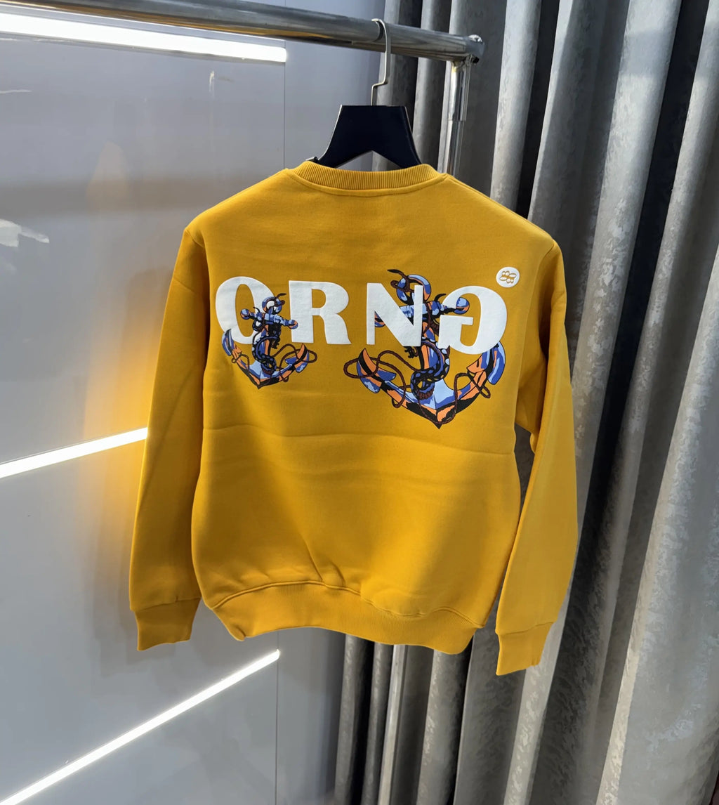Bluorang Mango Logo Back Print Premium Sweatshirt