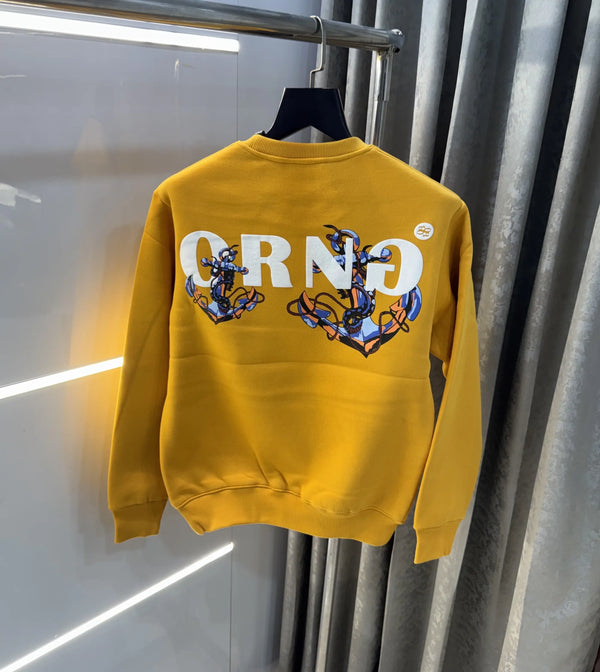 Bluorang Mango Logo Back Print Premium Sweatshirt