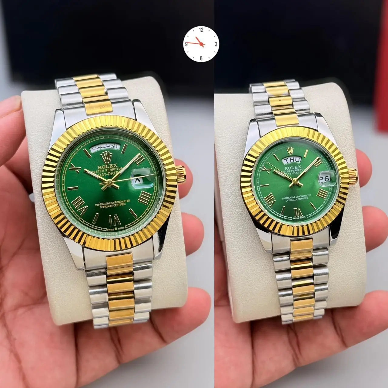 Rolex Roman Dial Couple