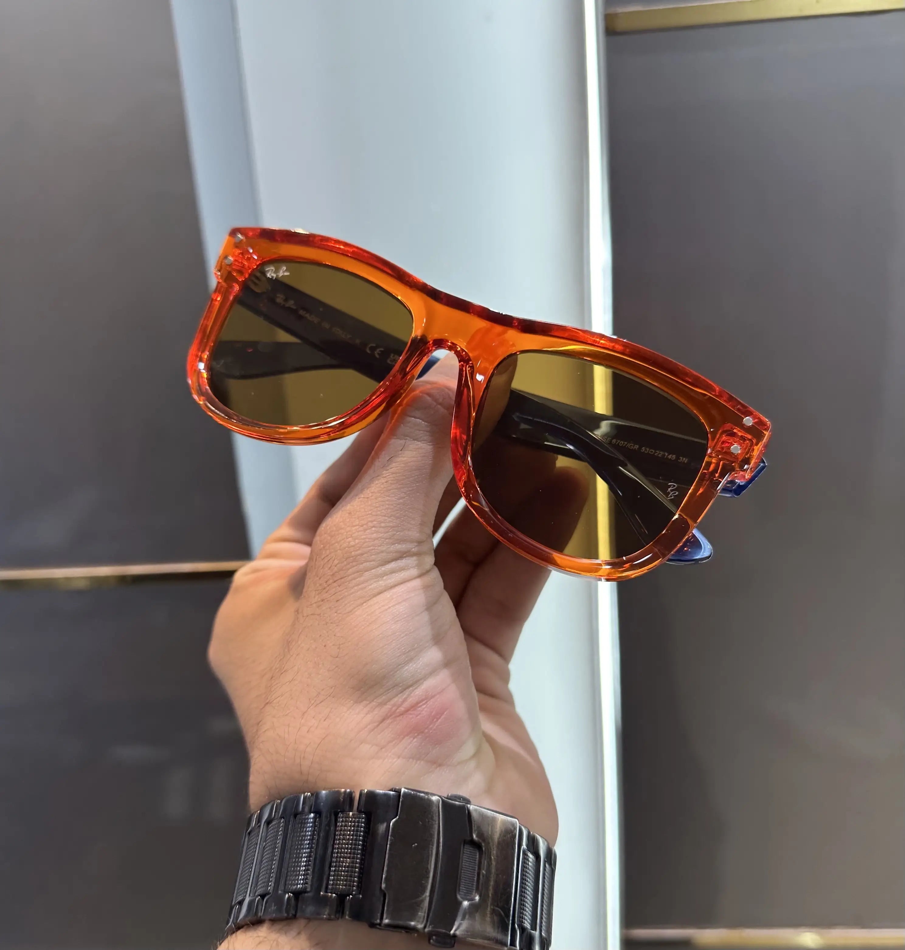 Ray Ban Blue Orange Premium Shades 0502