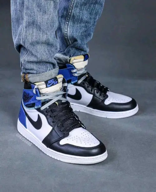 Nike Air Jordan 1 High Fragment X Union LA OG WHITE BLUE (SEMI UA)
