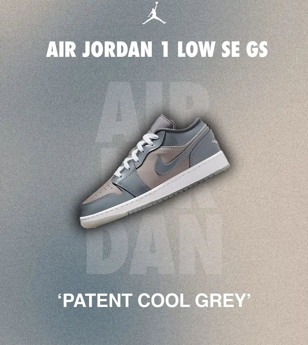 Nike Air Jordan 1 Low SE MEDIUM GREY COOL GREY WHITE (FIX)