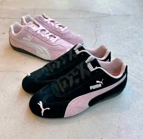 Puma SPEEDCAT OG BLACK WHITE MAUVE MIST WOMENS Sneakers