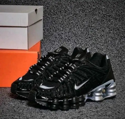 Nike Shox Airmax TL BLACK METALLIC SILVER
