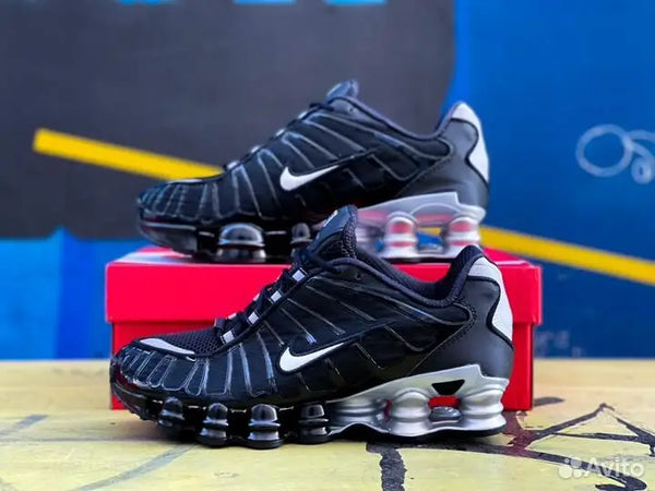 Nike Shox Airmax TL BLACK METALLIC SILVER