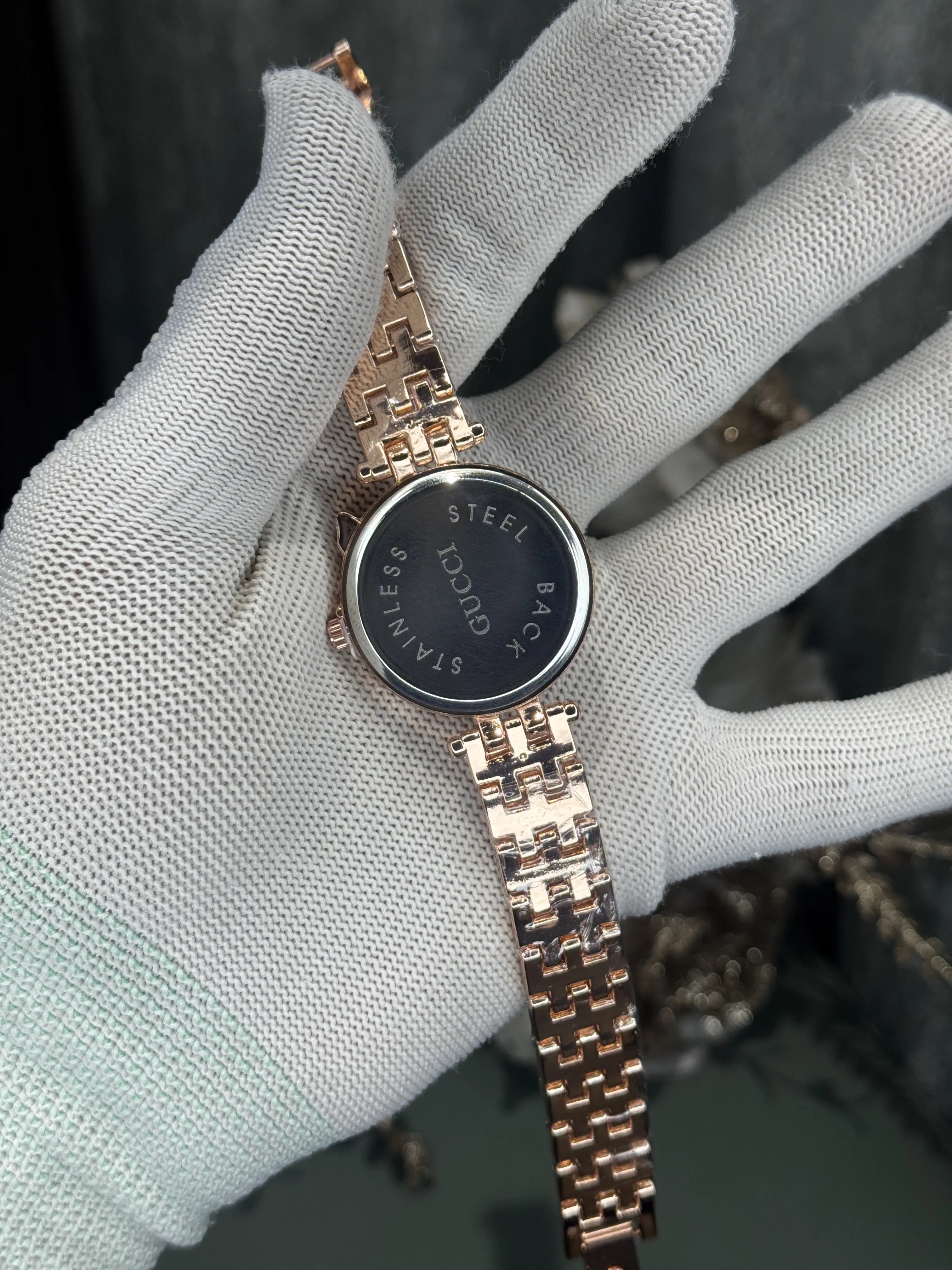 Gucci Copper White Premium Ladies watch