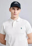 Ralph Lauren White Embroidery Logo premium Polo T-shirt