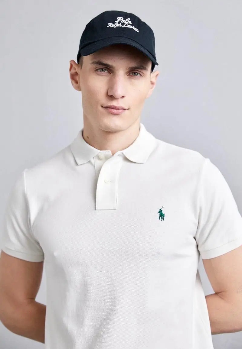 Ralph Lauren White Embroidery Logo premium Polo T-shirt Main image