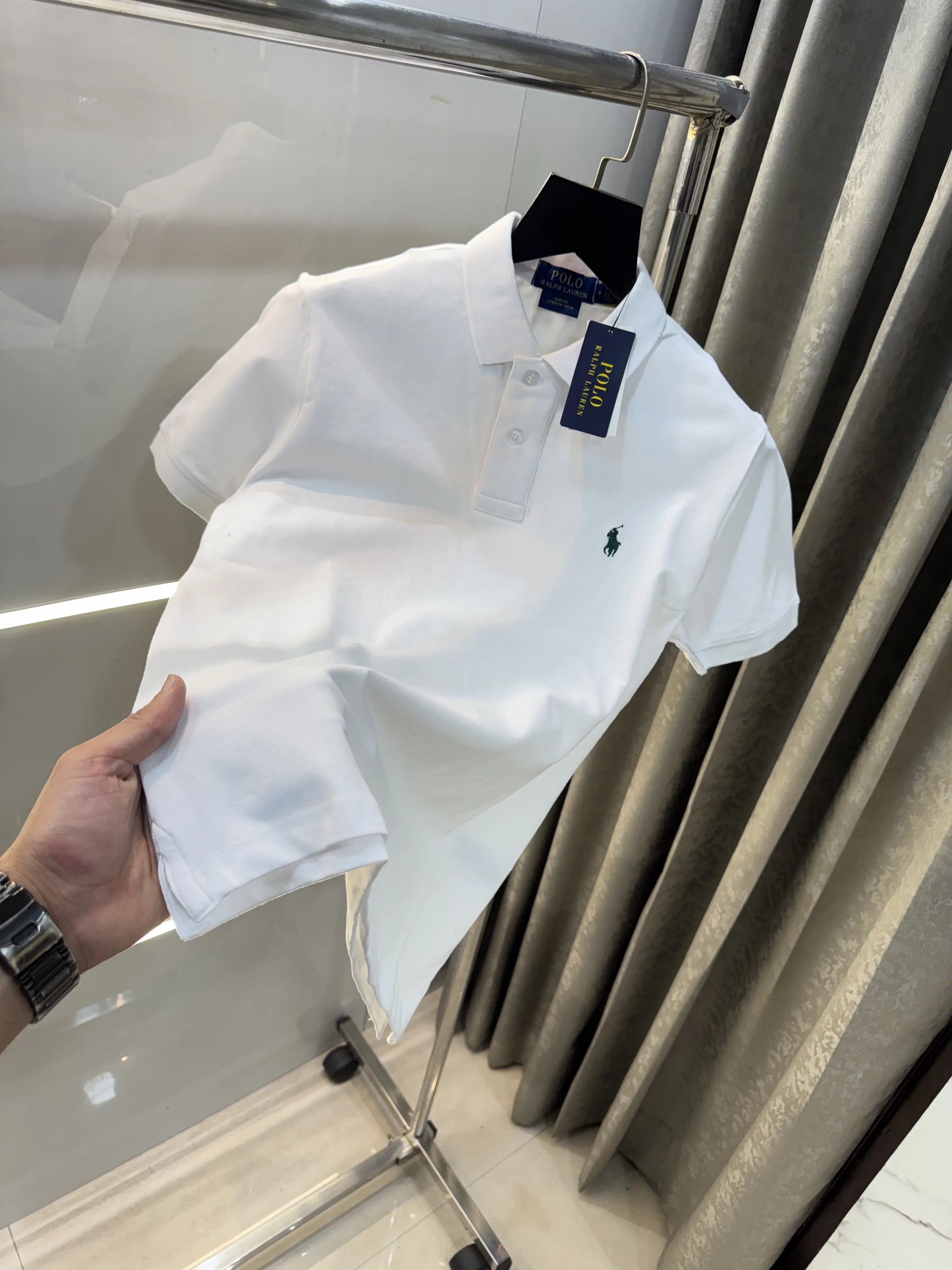 Ralph Lauren White Embroidery Logo premium Polo T-shirt Secondary image