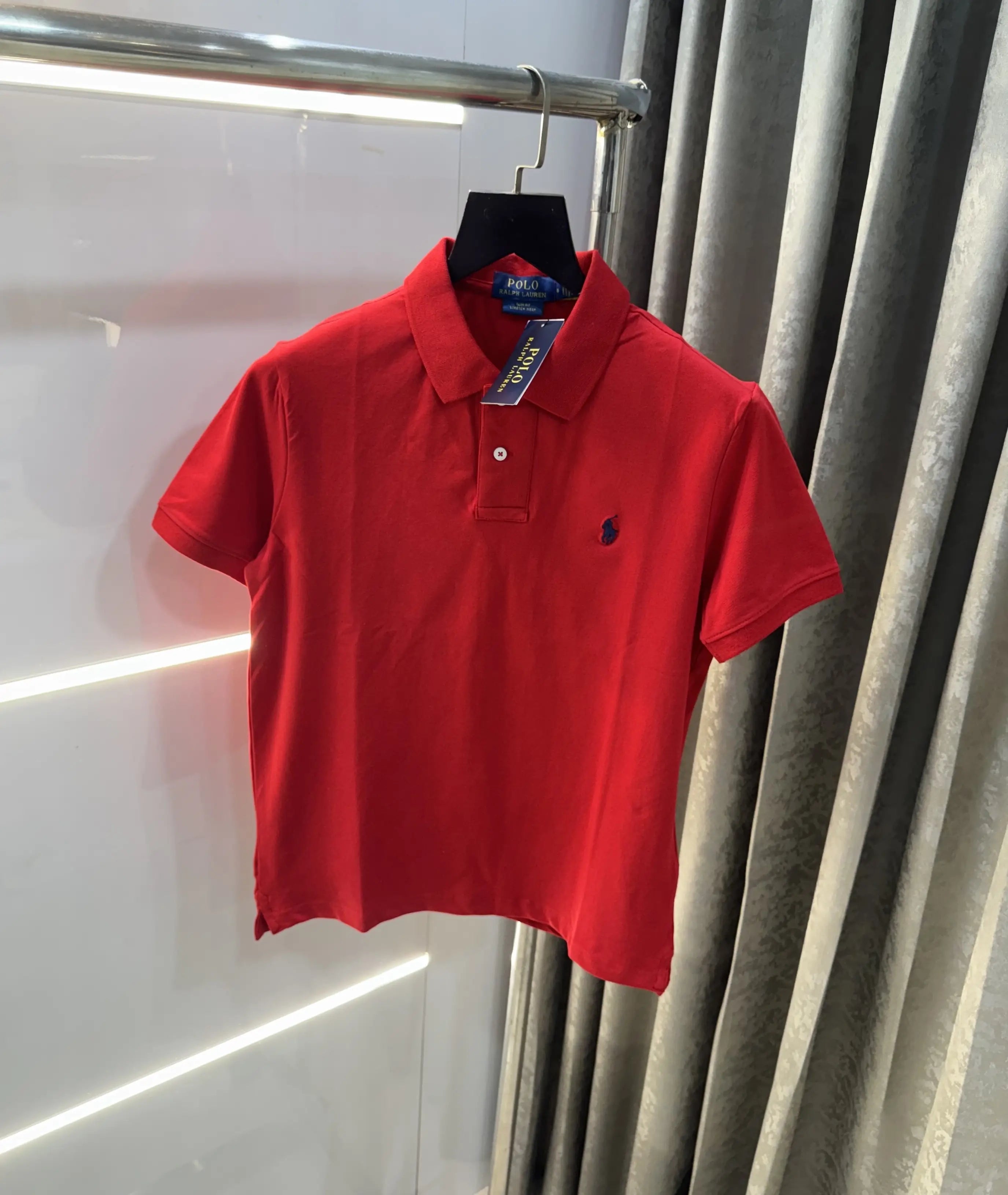 Ralph Lauren Red Embroidery Logo premium Polo T-shirt Main image