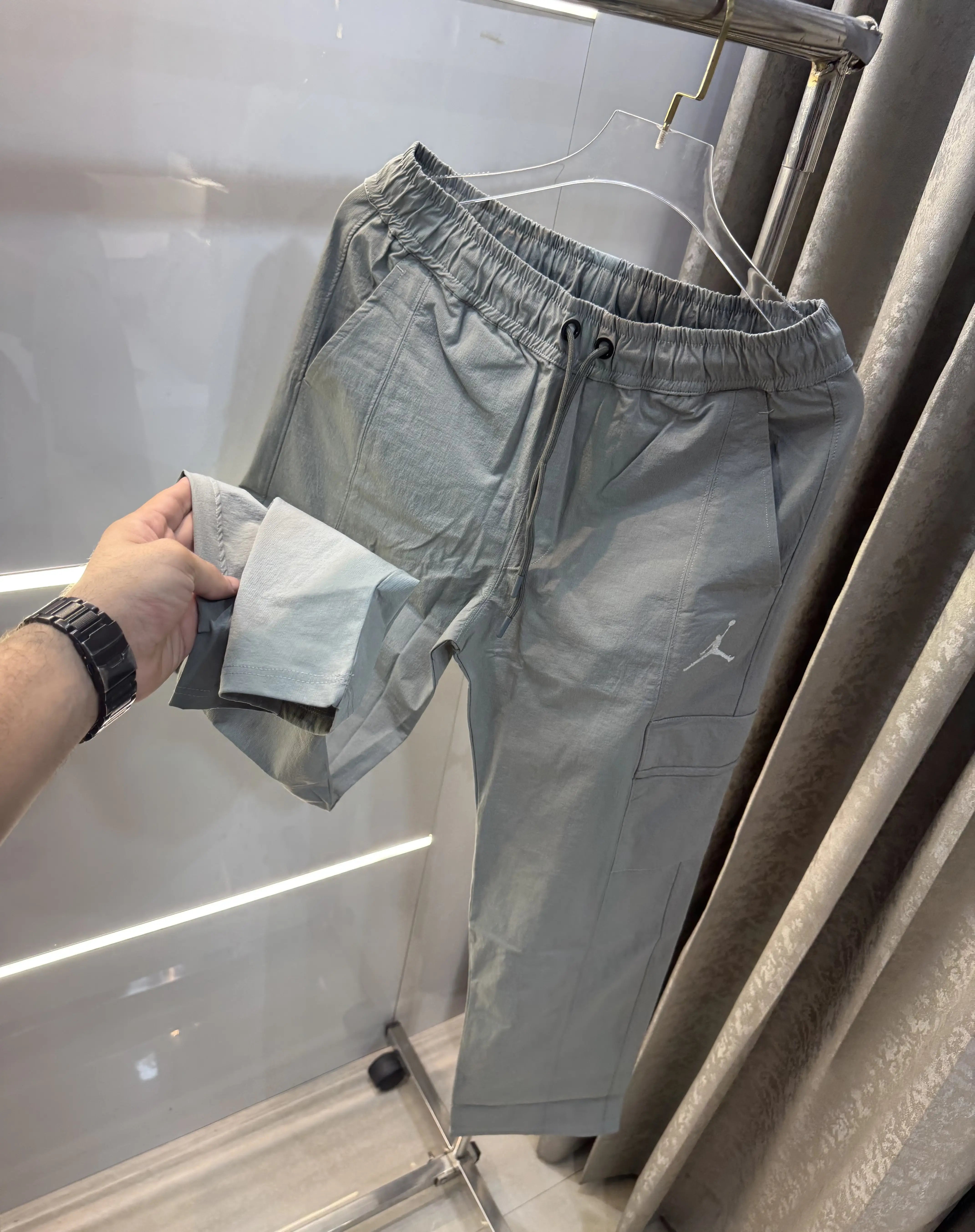 Air Jordan Grey Imported Trackpant Secondary image