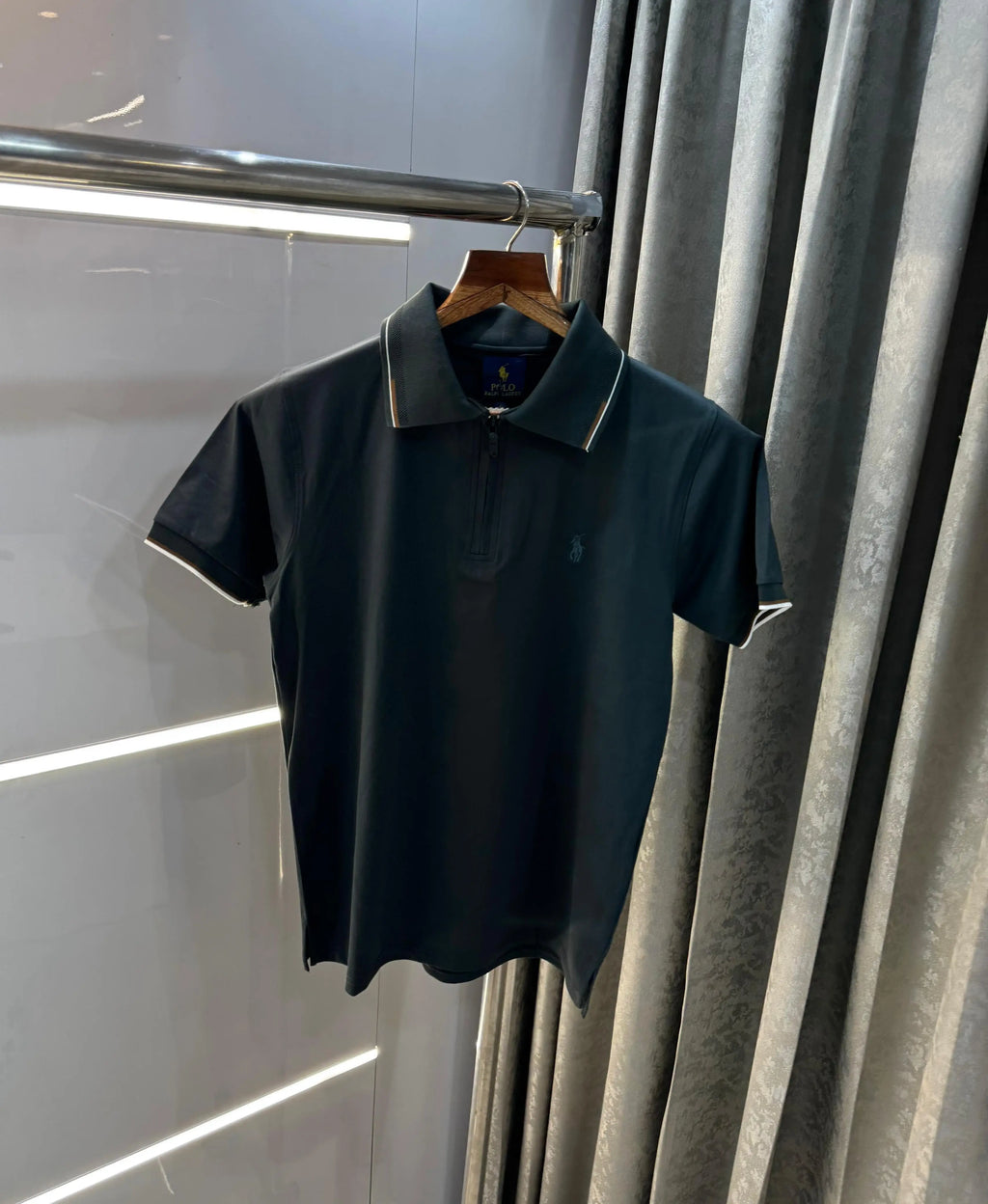 Ralph Laure n Dark gery Embroidery Logo Premium Classic Polo T-Shirt