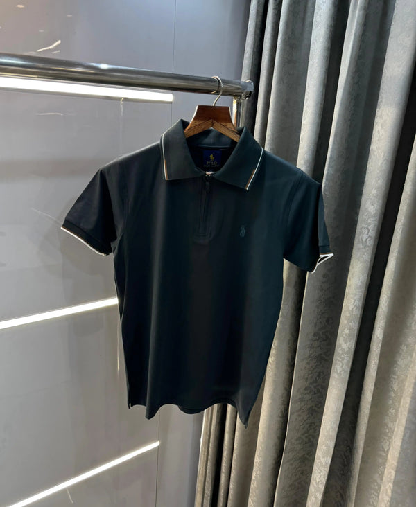 Ralph Laure n Dark gery Embroidery Logo Premium Classic Polo T-Shirt