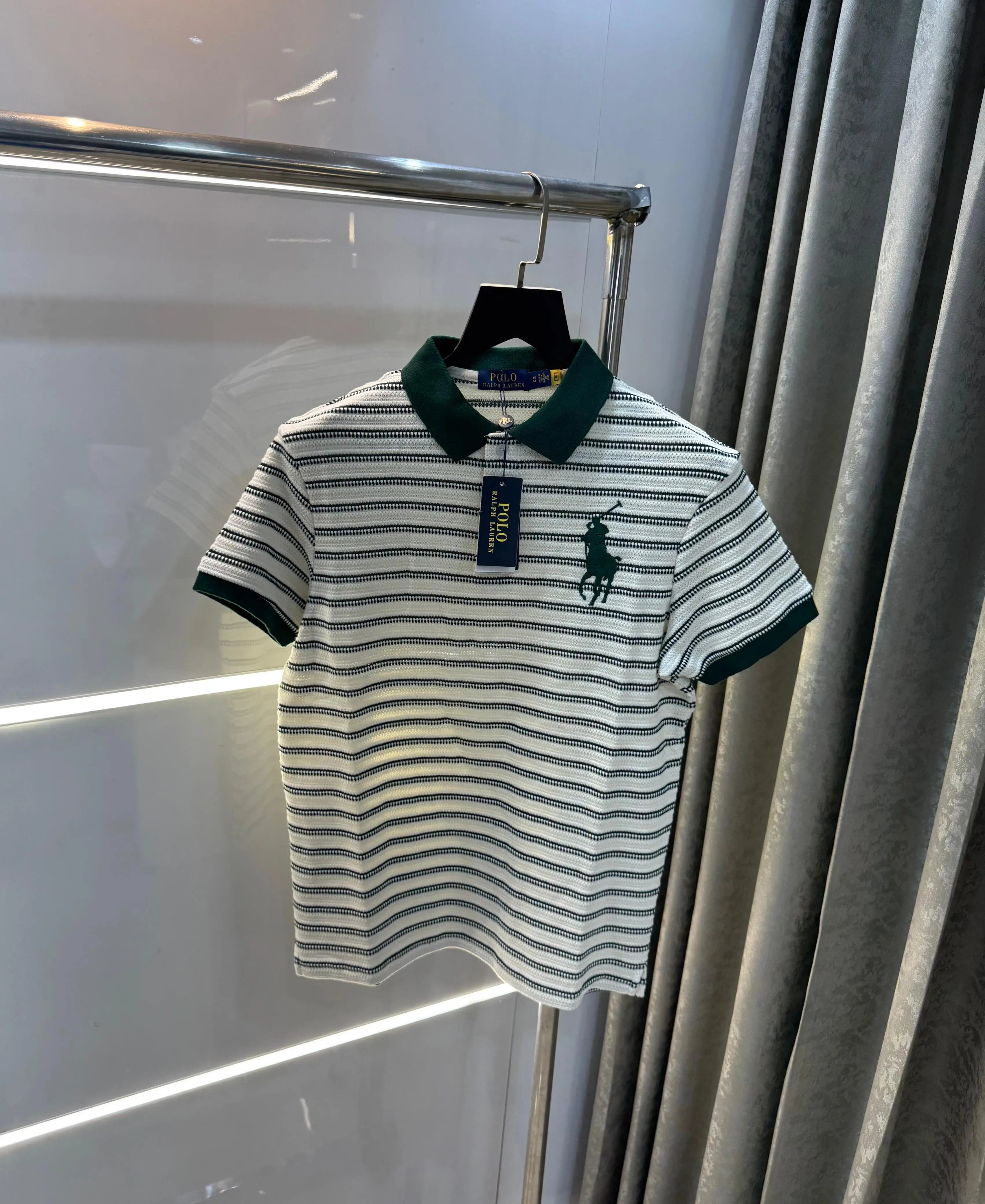 Ralph Laure n Olive Green Premium Knitted Polo T-Shirt