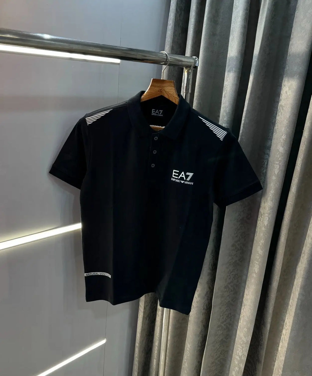 Emporio Arman i Black Premium Polo T-Shirt