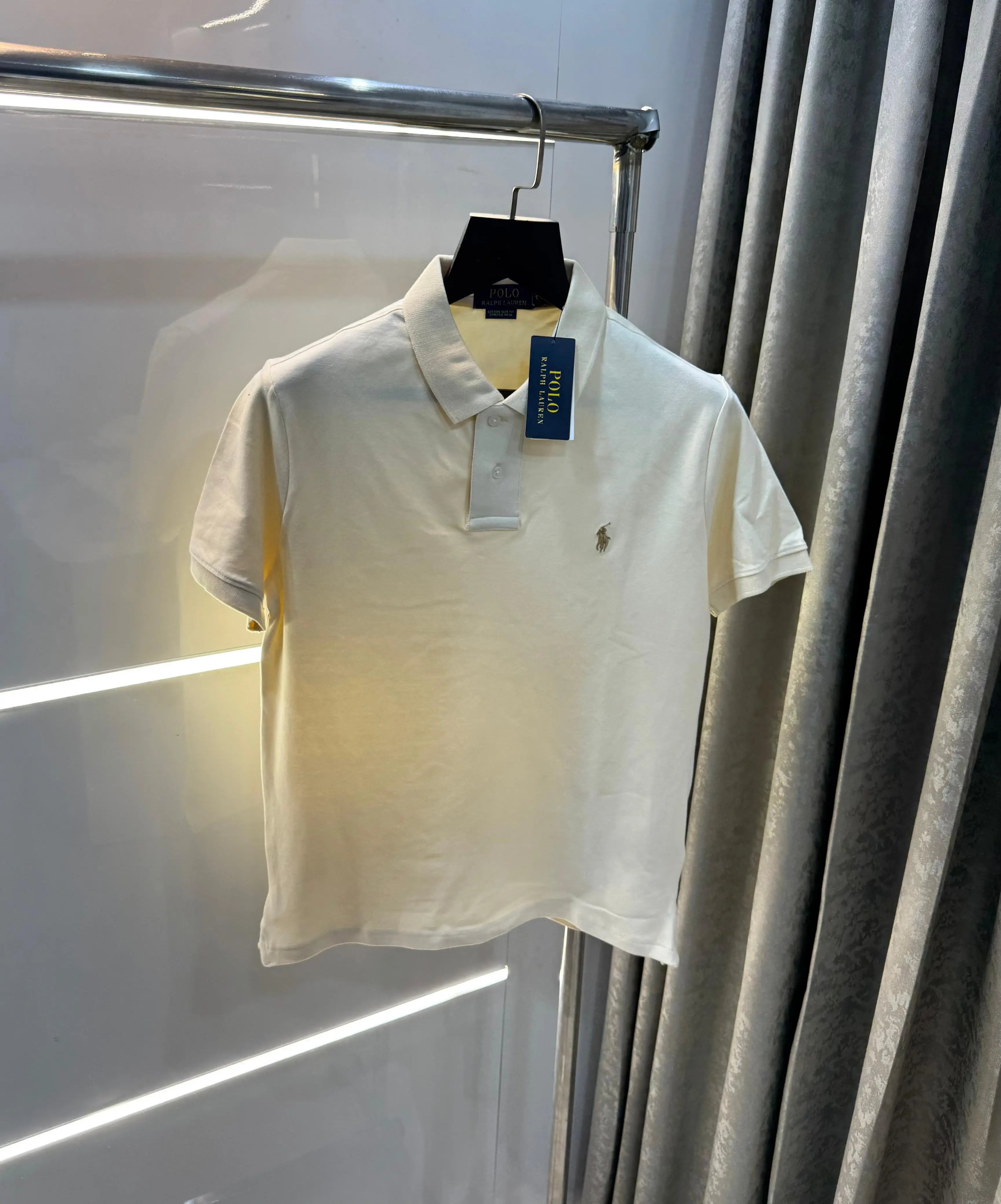 Ralph Laure Creem logo Embroidery Logo Classic Polo T-Shirt
