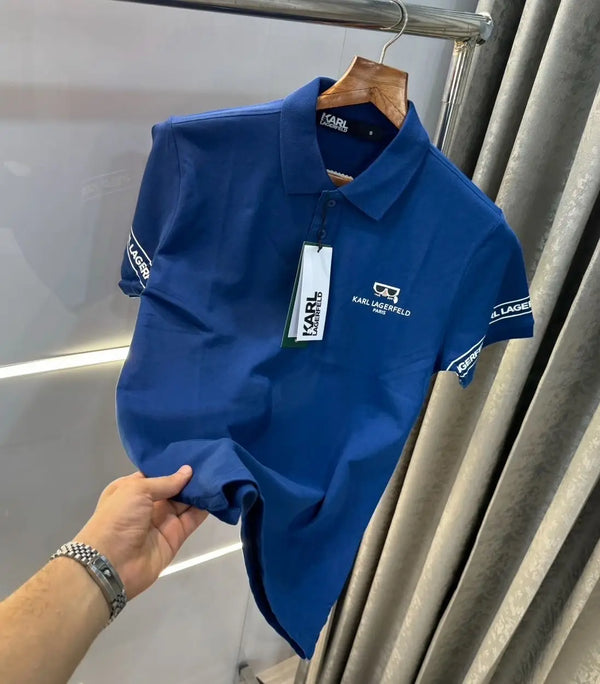 Karl Lagerfled P.Blue Imported Polo T-Shirt