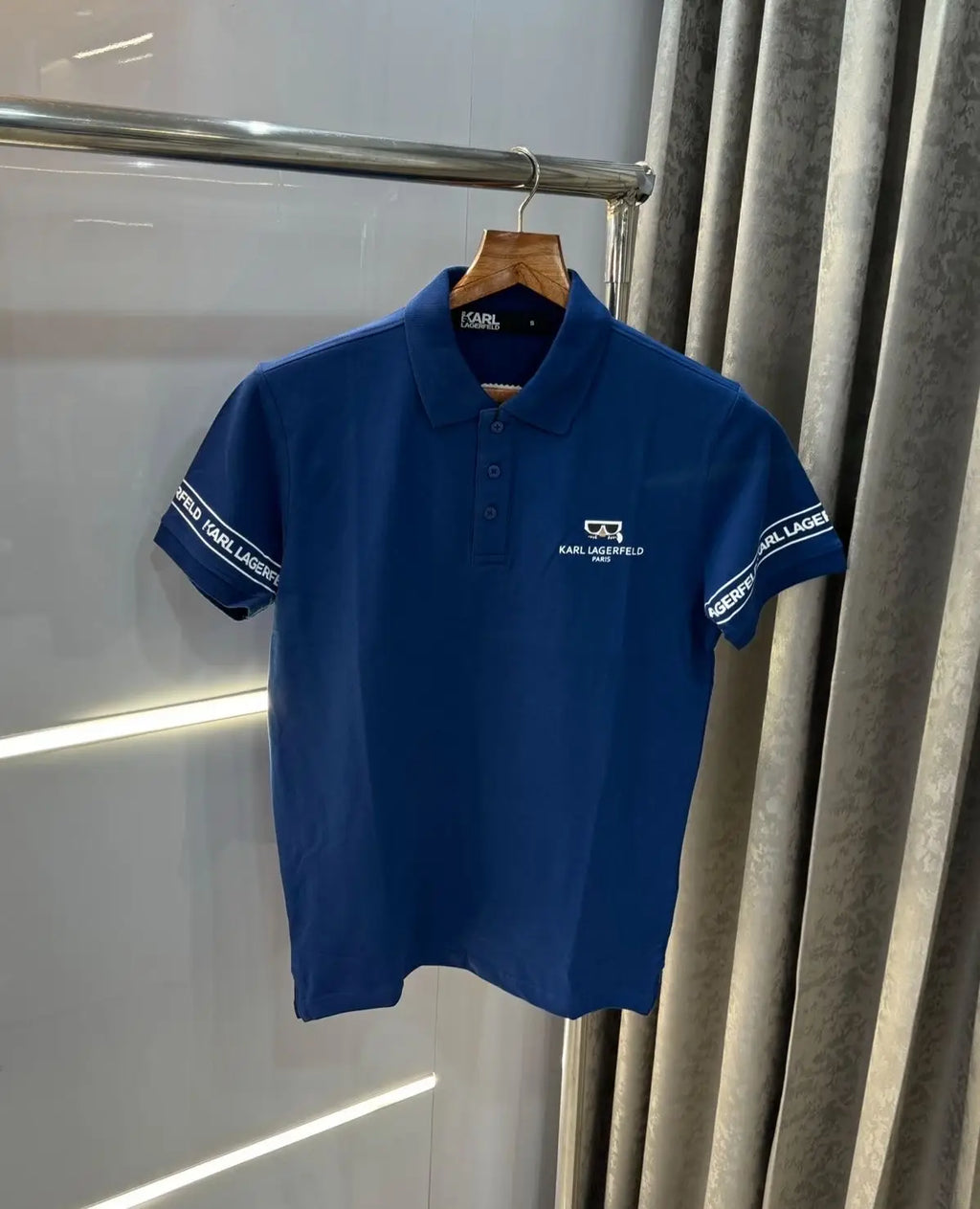 Karl Lagerfled P.Blue Imported Polo T-Shirt