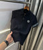 Balmai n Paris Black  Metal Logo Imported Polo T-Shirt