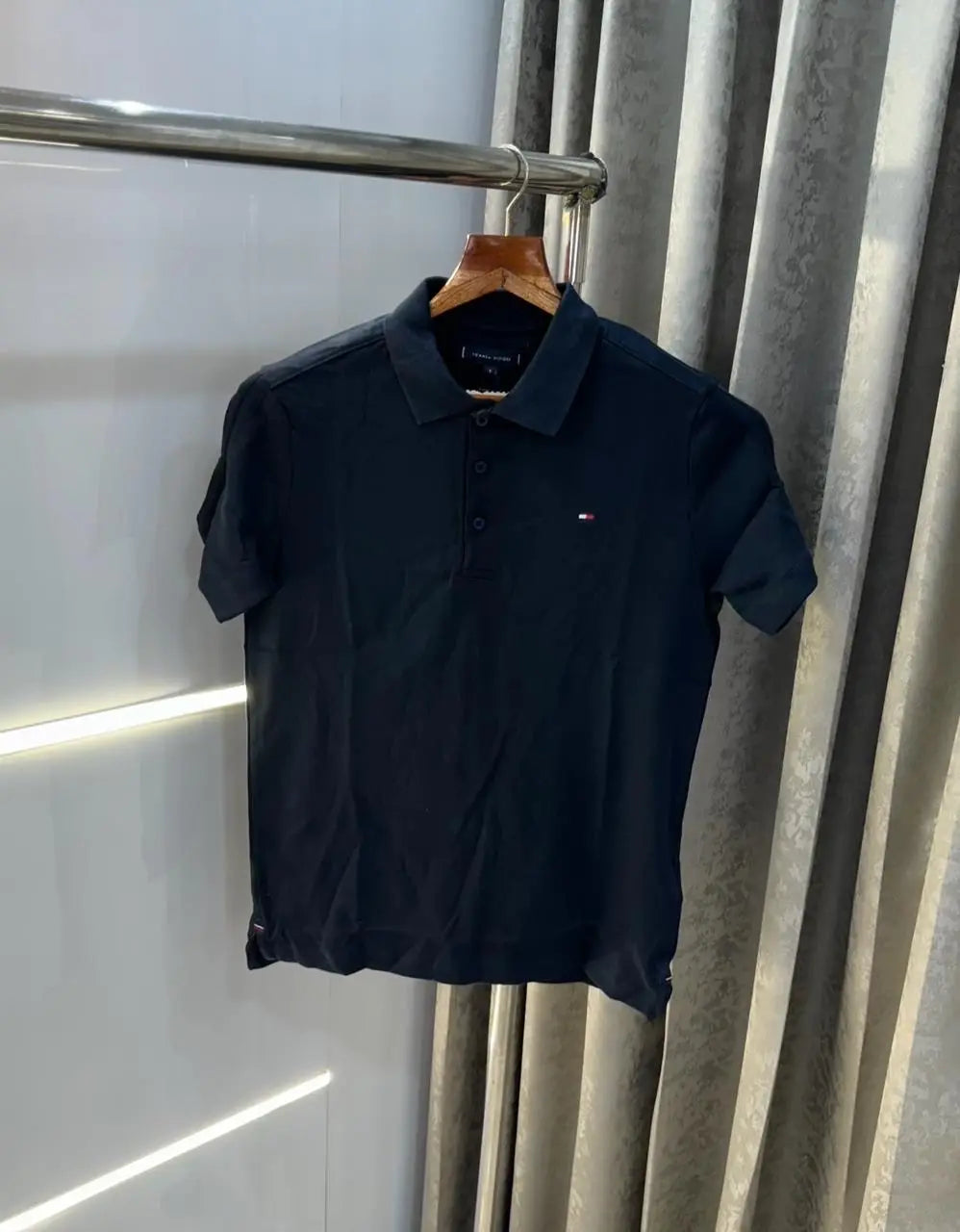 Tommy  Hilfiger Navy Blue Logo Work Premium Polo T-Shirt