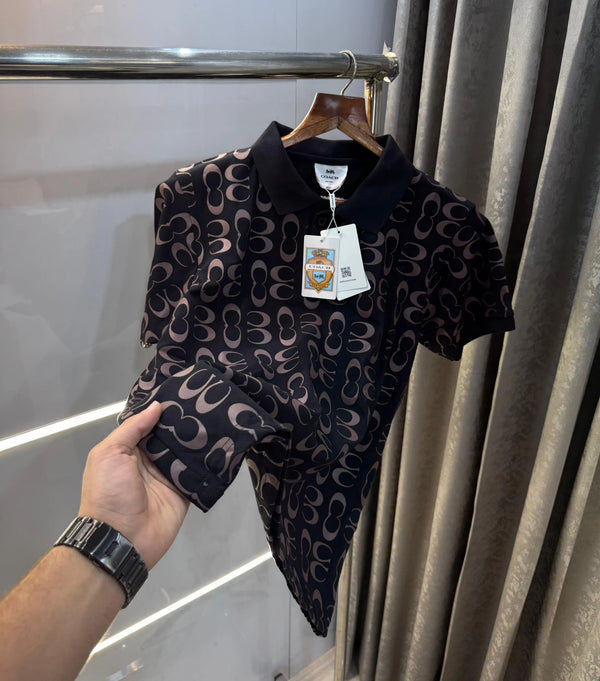 Coac h Black Monogr·aM Imported Premium T-Shirt