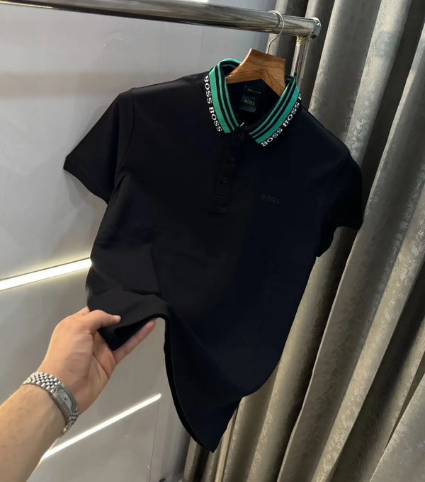 Hugo bos s Black  Classic Premium Polo T-Shirt