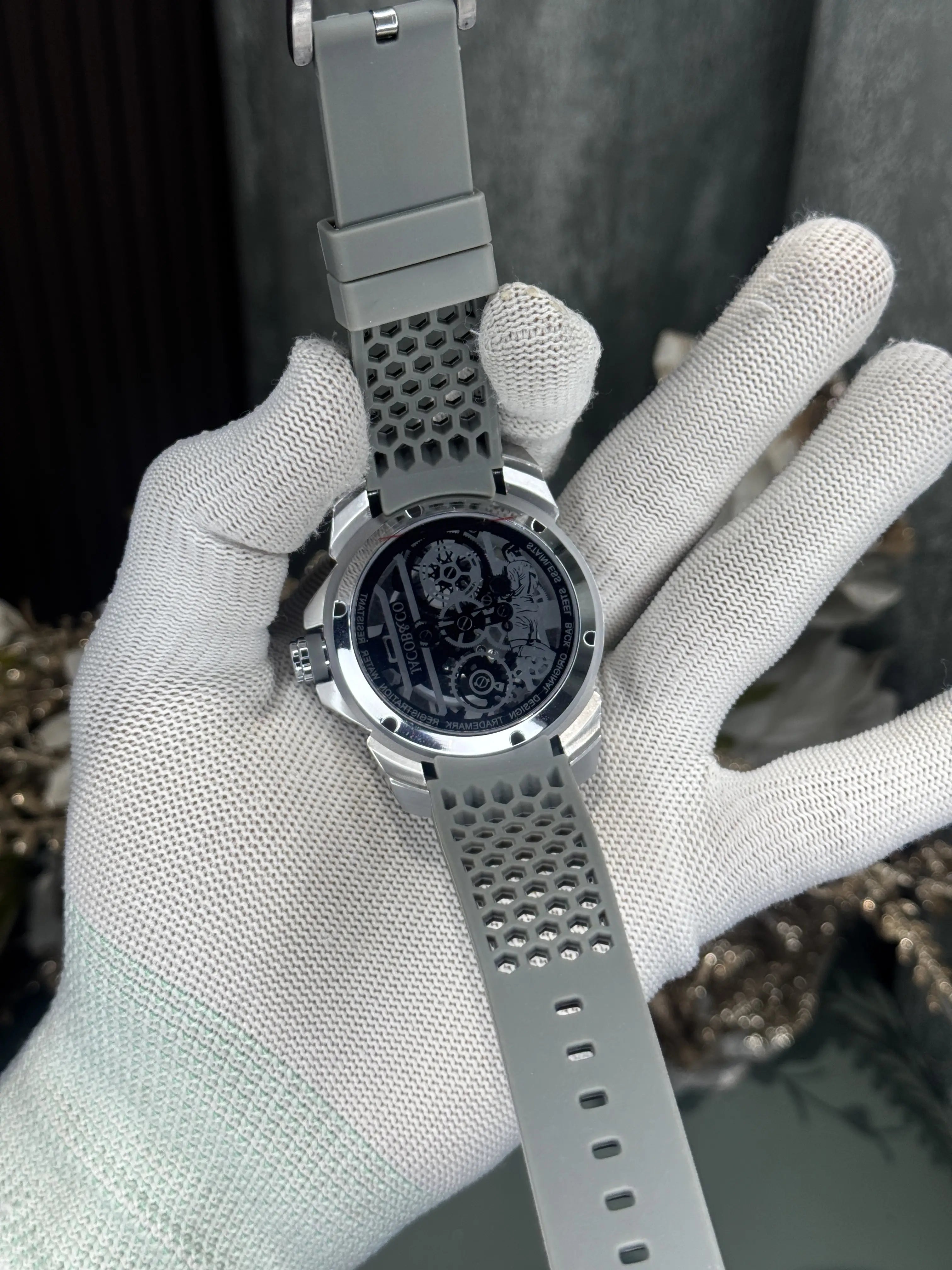 Jacob&Co. Cr7 Silver Grey Premium Quartz Watch