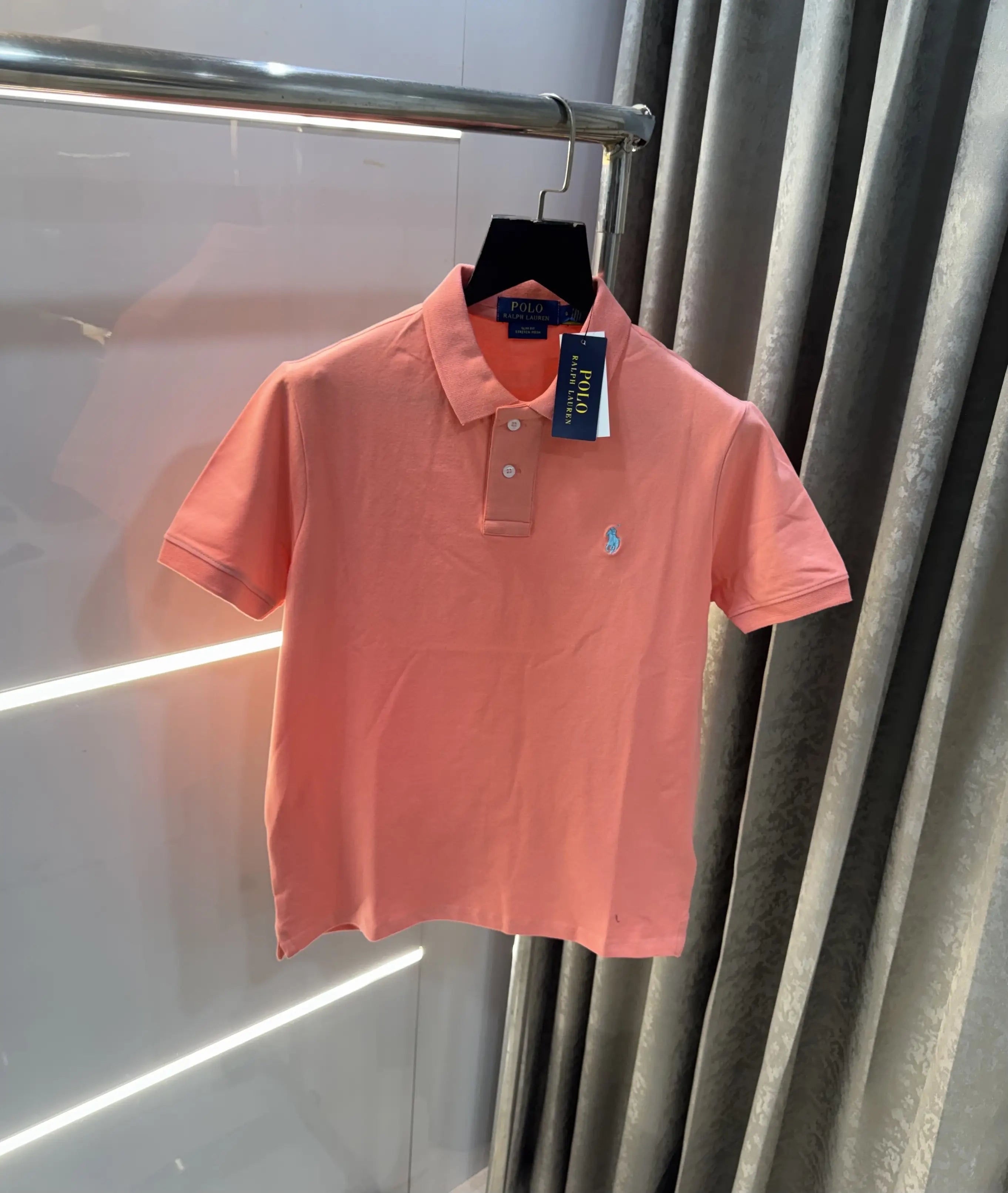 Ralph Lauren Pink Embroidery Logo premium Polo T-shirt Secondary image