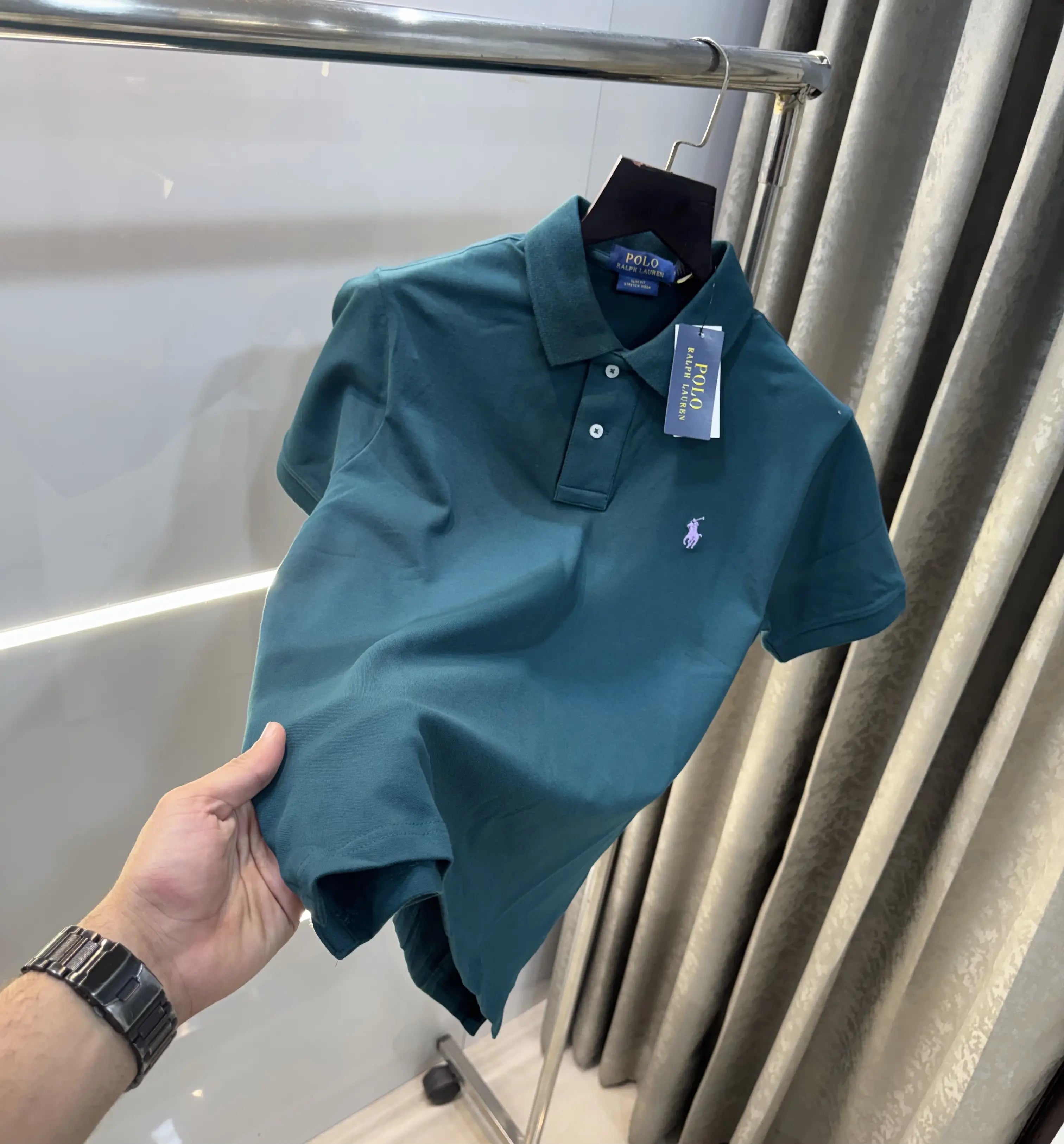 Ralph Lauren Green Embroidery Logo premium Polo T-shirt Main image