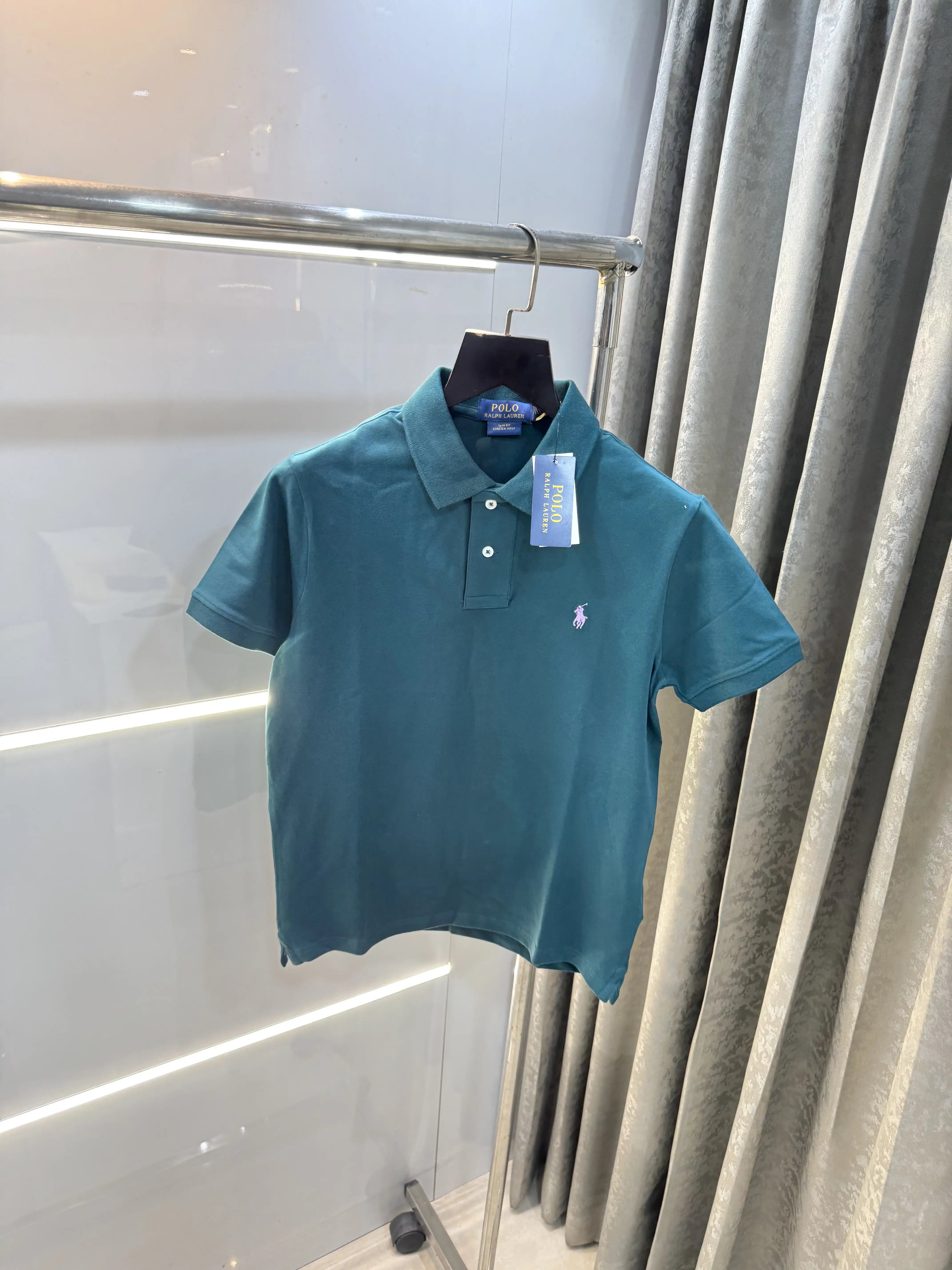 Ralph Lauren Green Embroidery Logo premium Polo T-shirt Secondary image