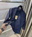 Burberr y Navy Blue Classic Premium Cord Shirt