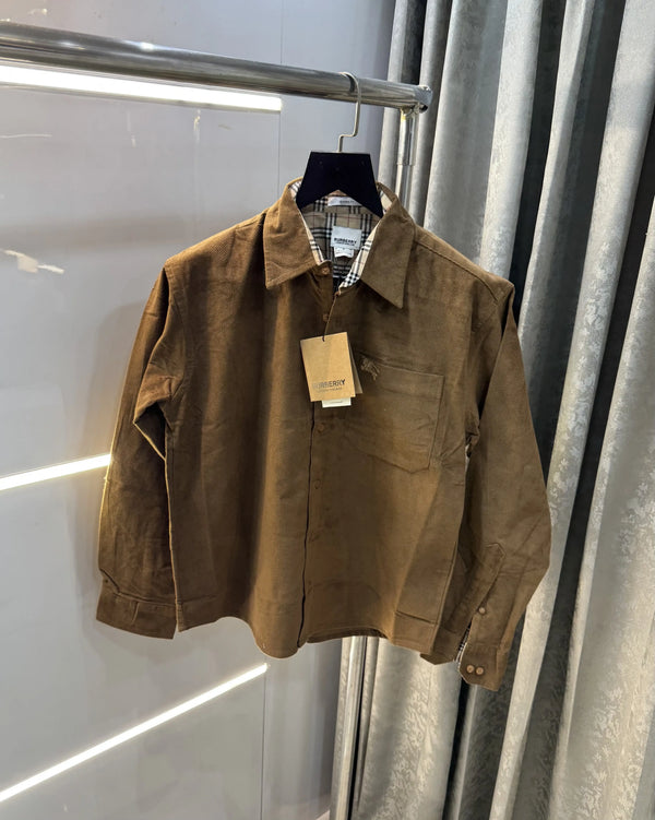 Burberr y Brown Classic Premium Cord Shirt
