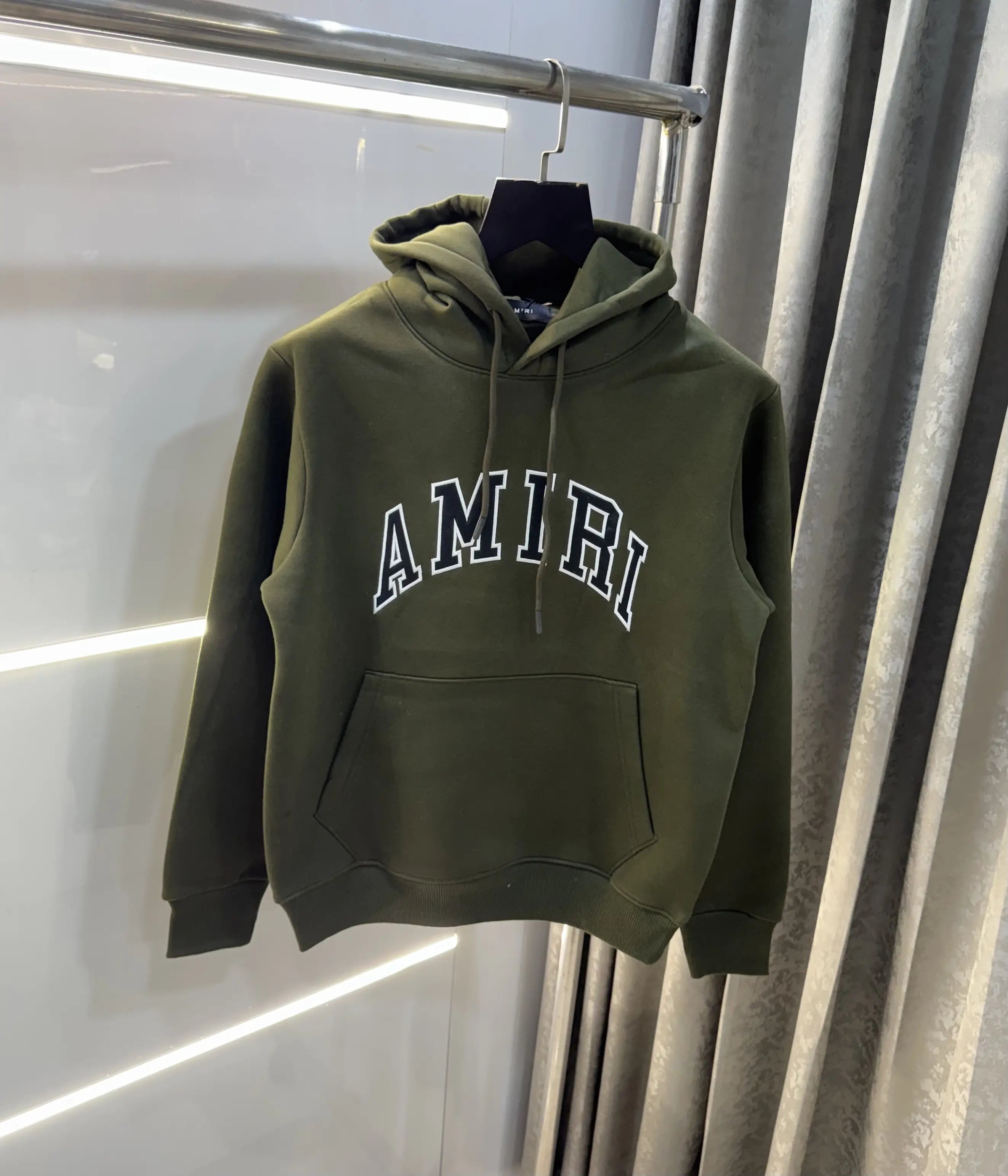 Amir i Olive Green Logo Work Imported Hoodie Secondary image