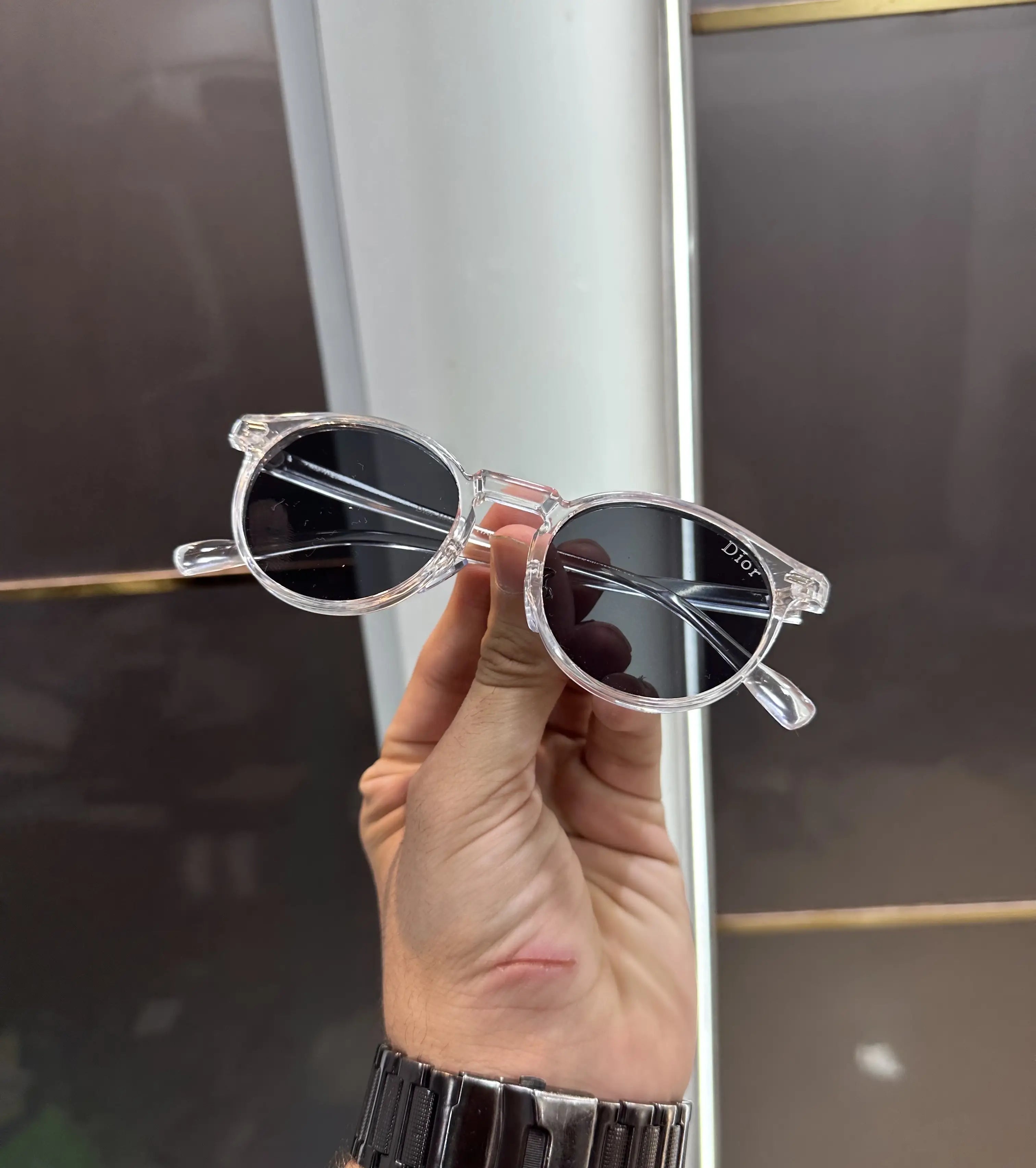 Dio r Srk Edition Transparent Black Premium Shades 1002