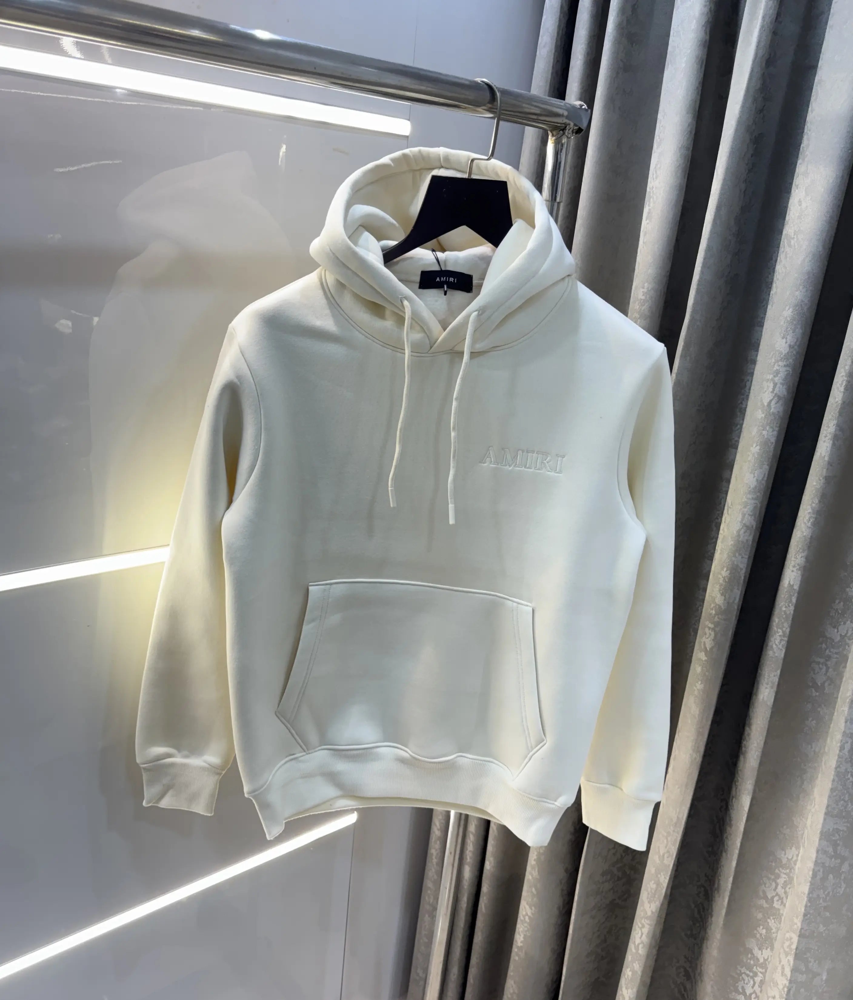 Amir i Cream Logo Work Imported Hoodie Secondary image