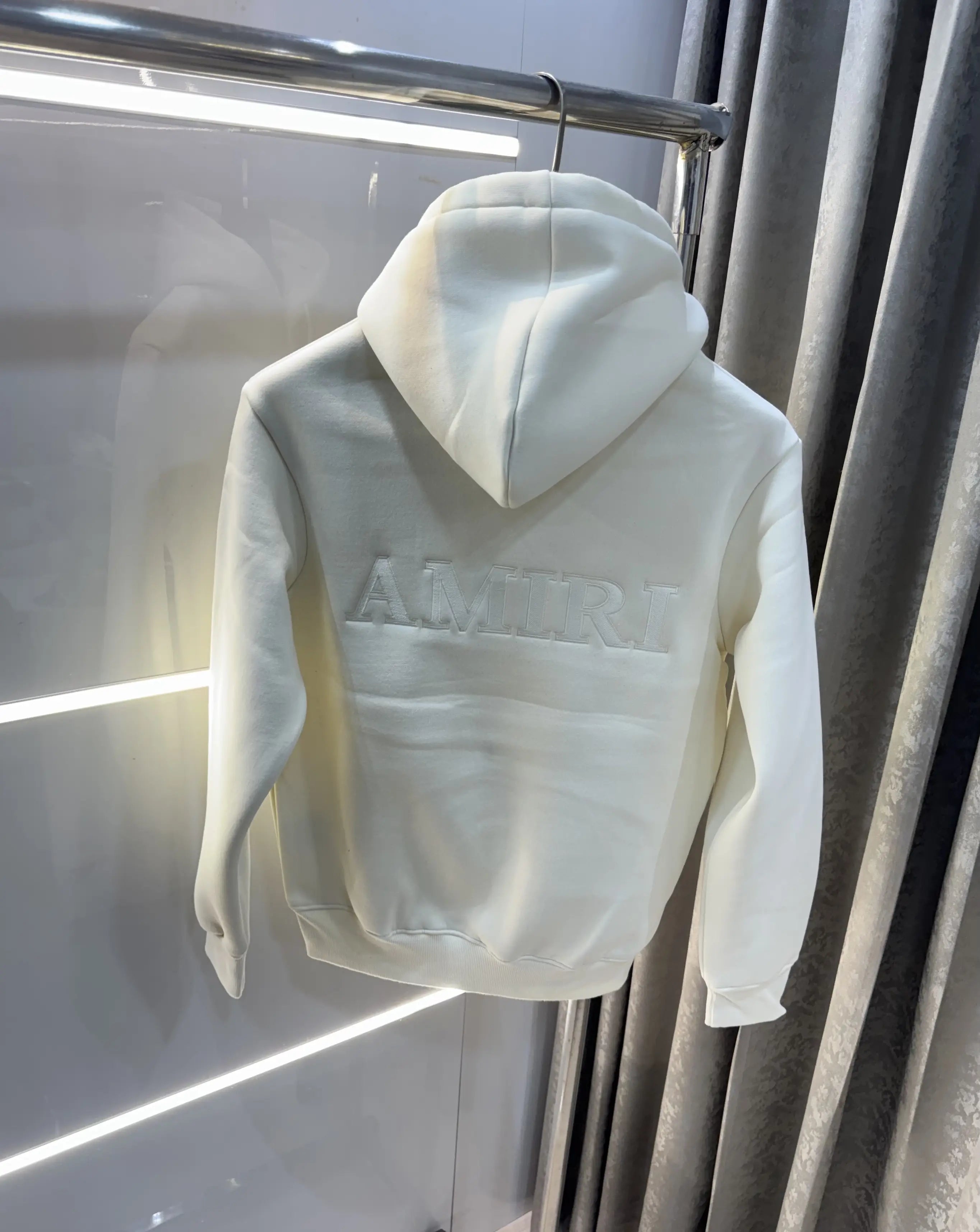 Amir i Cream Logo Work Imported Hoodie Main image