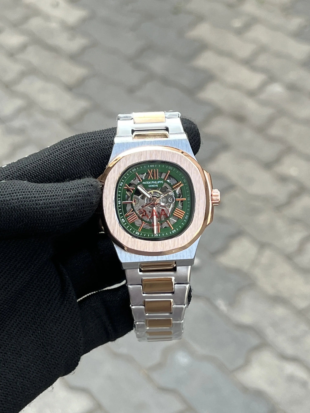 Patek Philippe Automatic Two Tone Green