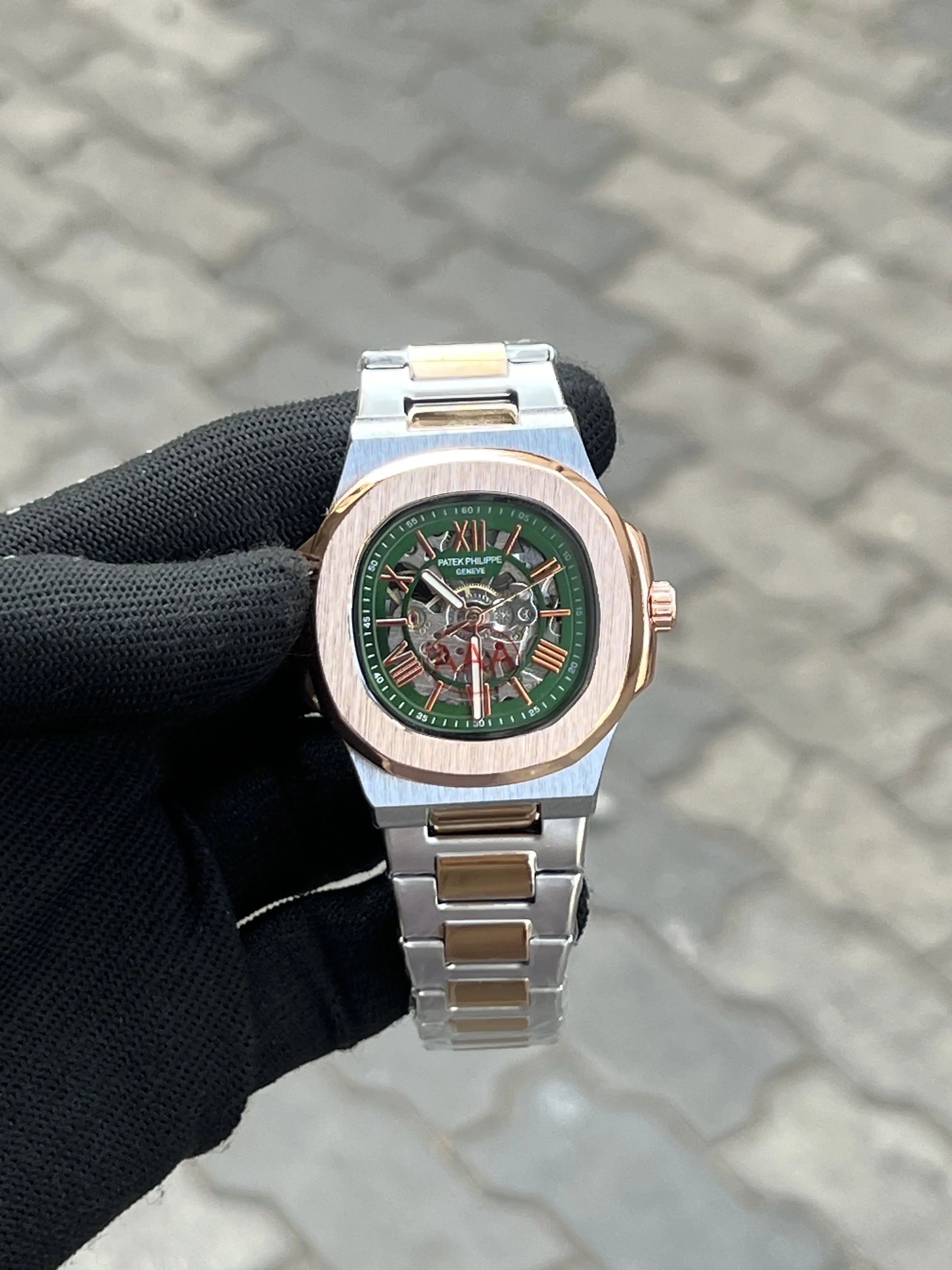 Patek Philippe Automatic Two Tone Green