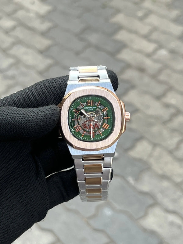 Patek Philippe Automatic Two Tone Green