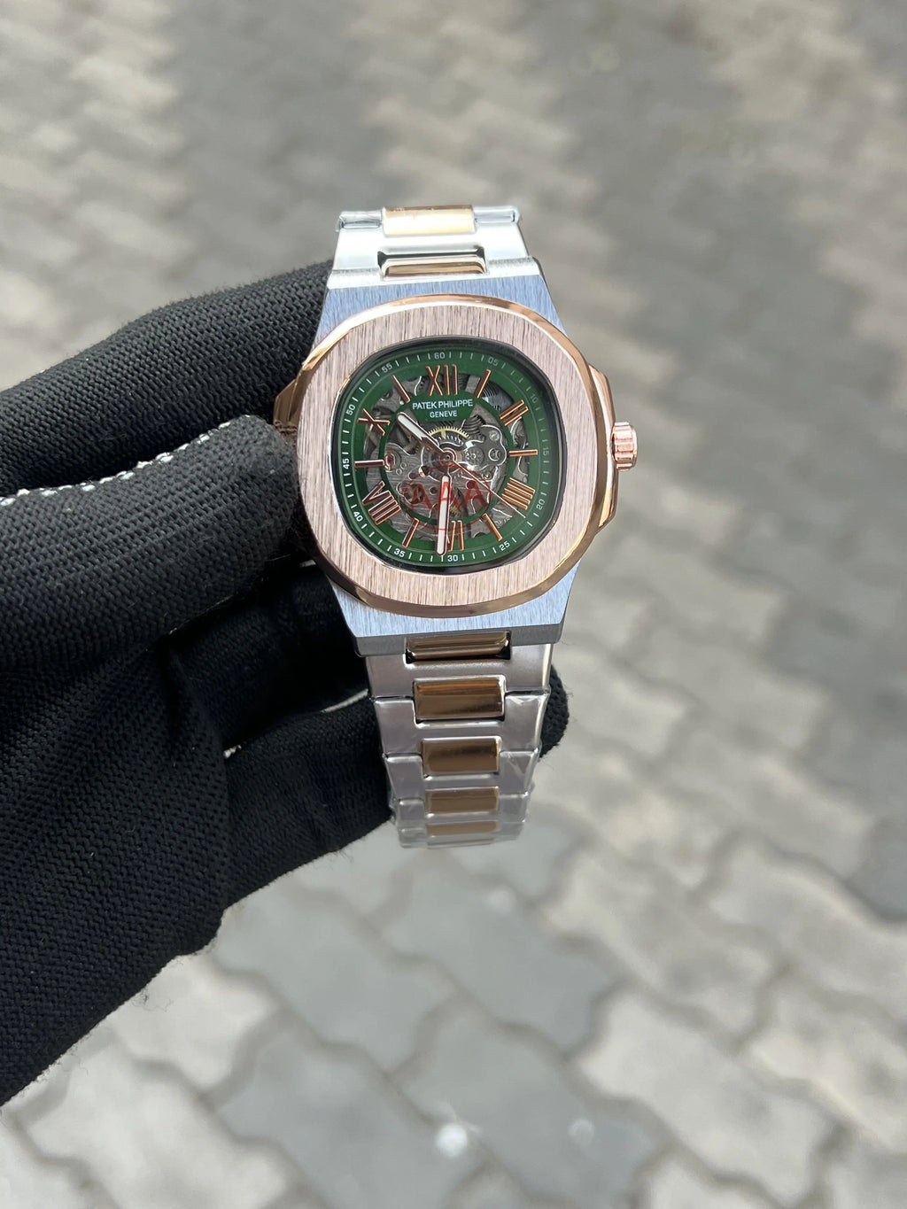 Patek Philippe Automatic Two Tone Green