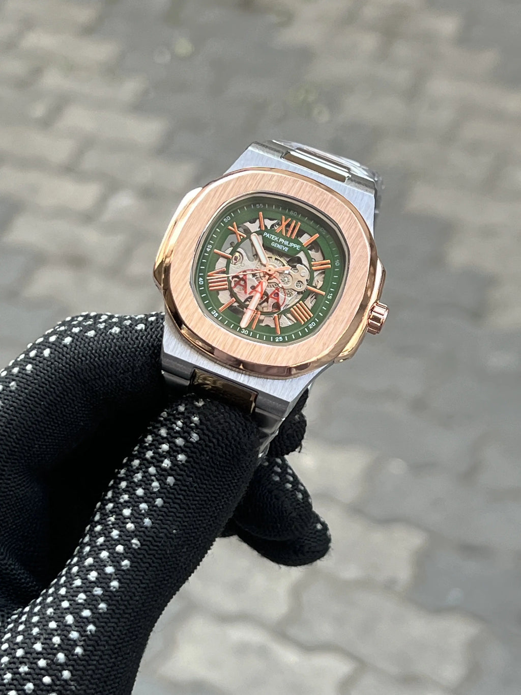 Patek Philippe Automatic Two Tone Green