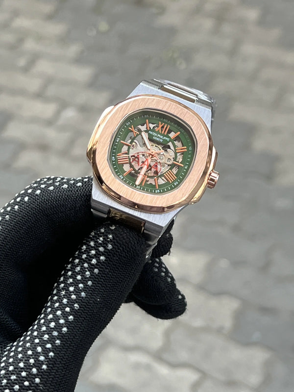 Patek Philippe Automatic Two Tone Green