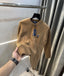 Ralp h  Laure n Brown Teddy Edition Imported Pull Over